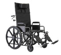 24 Inch Reclining Wheelchair with Elevating Leg Rests V316912
