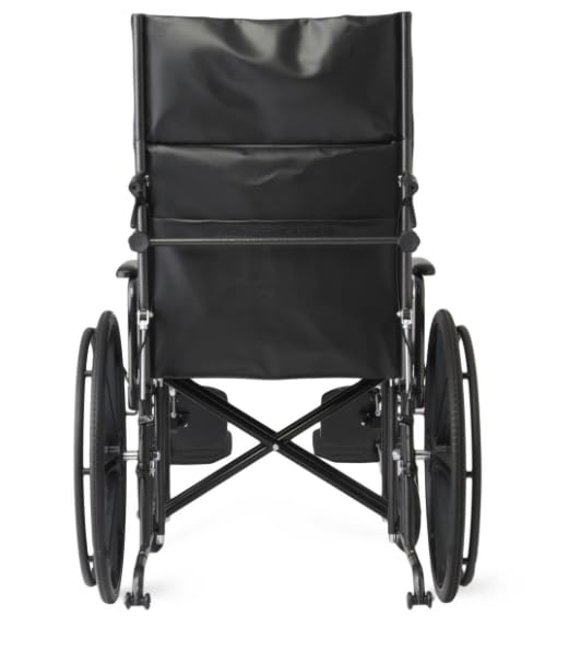 24 Inch Reclining Wheelchair with Elevating Leg Rests V316912