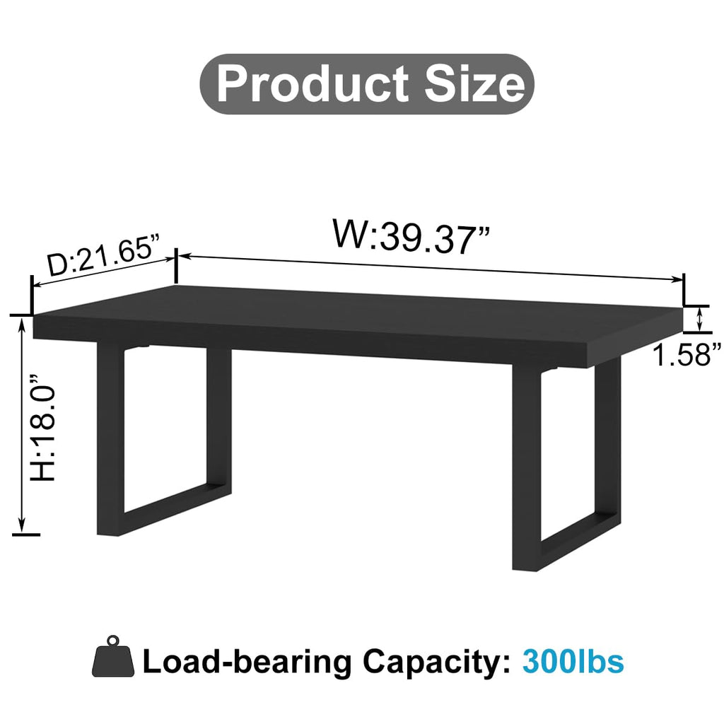 Black Wood Coffee Table K313