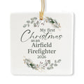 Ceramic 3-inch Square-Shaped Ornament A540138