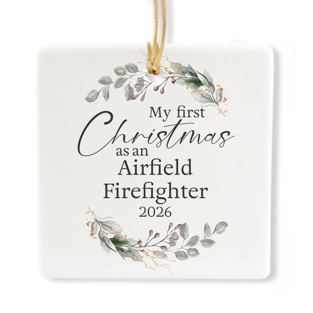 Ceramic 3-inch Square-Shaped Ornament A540138