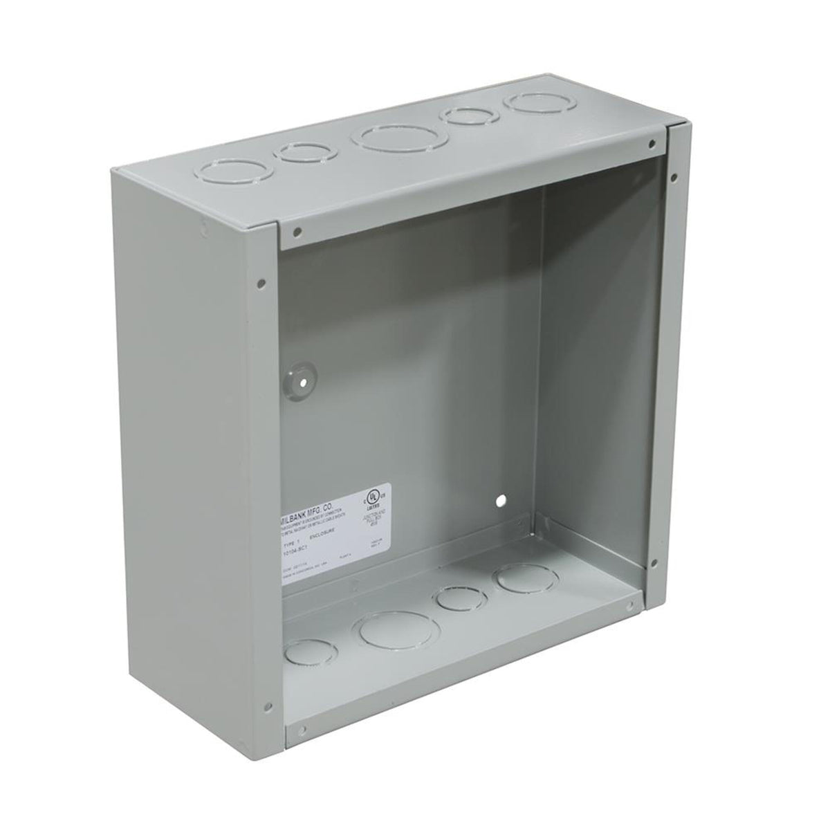 10 Inch x 10 Inch x 4 Inch Steel Screw Cover Junction Box Z186139