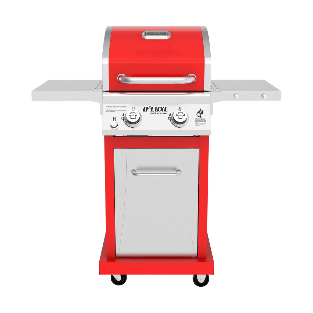 2 Burner Gas Grill with Foldable Shelves X948993