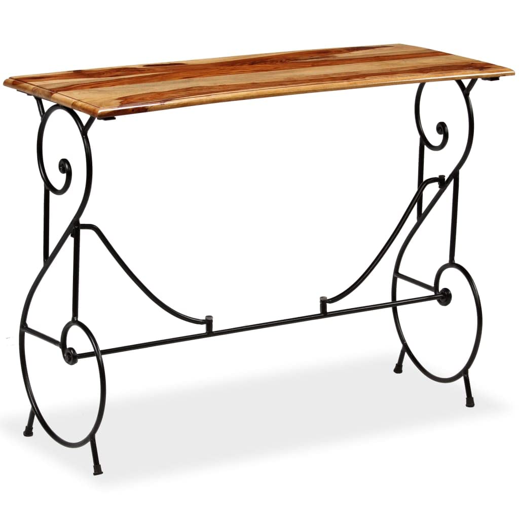 Solid Sheesham Wood Console Table P1946
