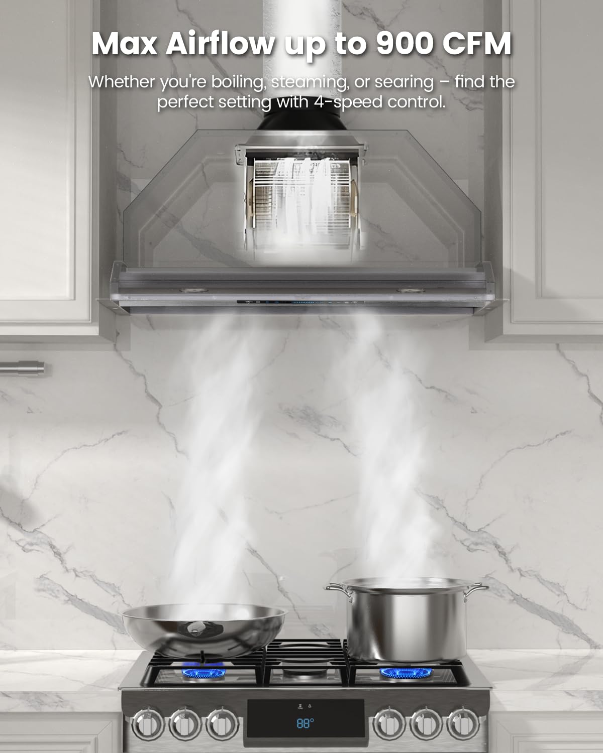 36 Inch 900 CFM Range Hood Insert G223