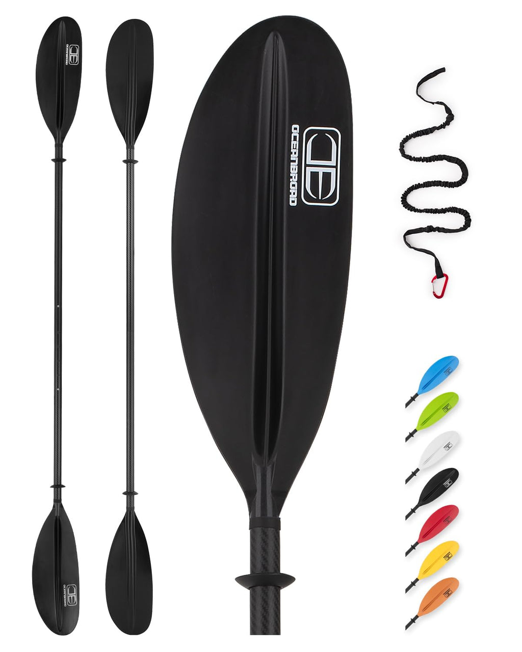 Adjustable Carbon Fiber Kayak Paddle E644