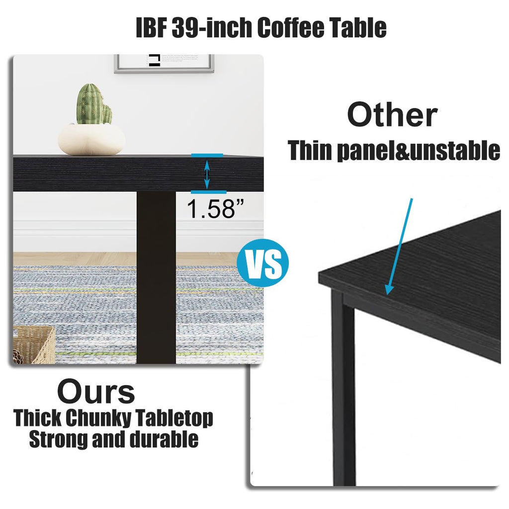 Black Wood Coffee Table K313