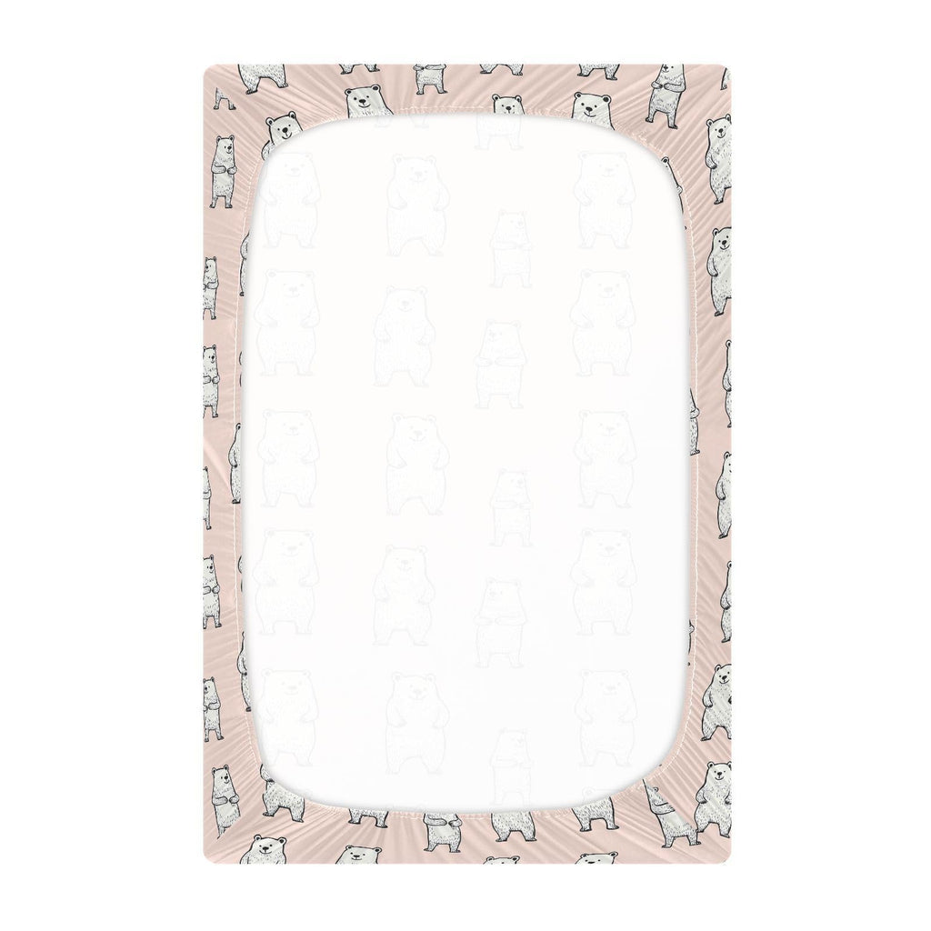 Soft Breathable Microfiber Crib Sheet, Standard Size 28in x 52in G6709
