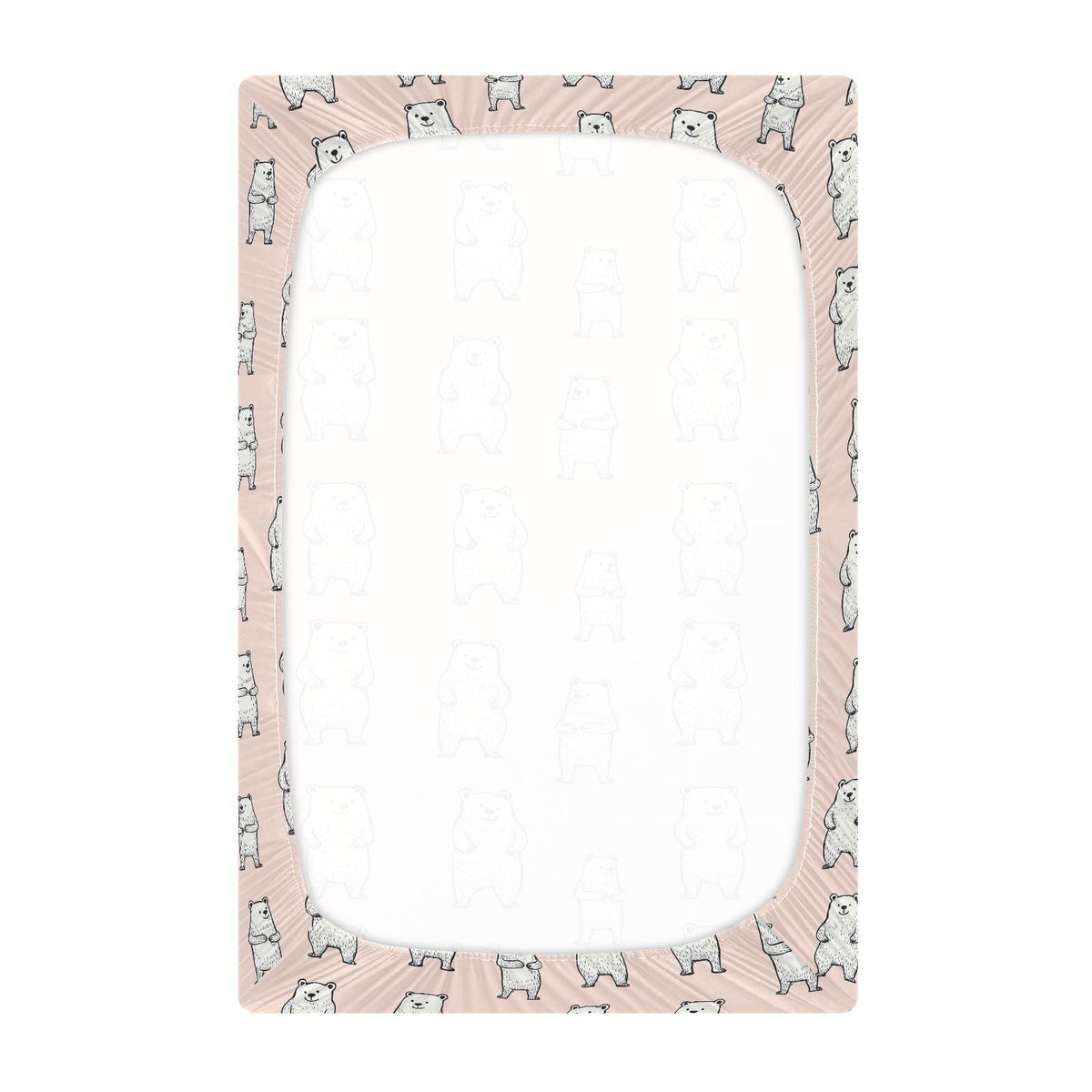 Soft Breathable Microfiber Crib Sheet, Standard Size 28in x 52in G6709