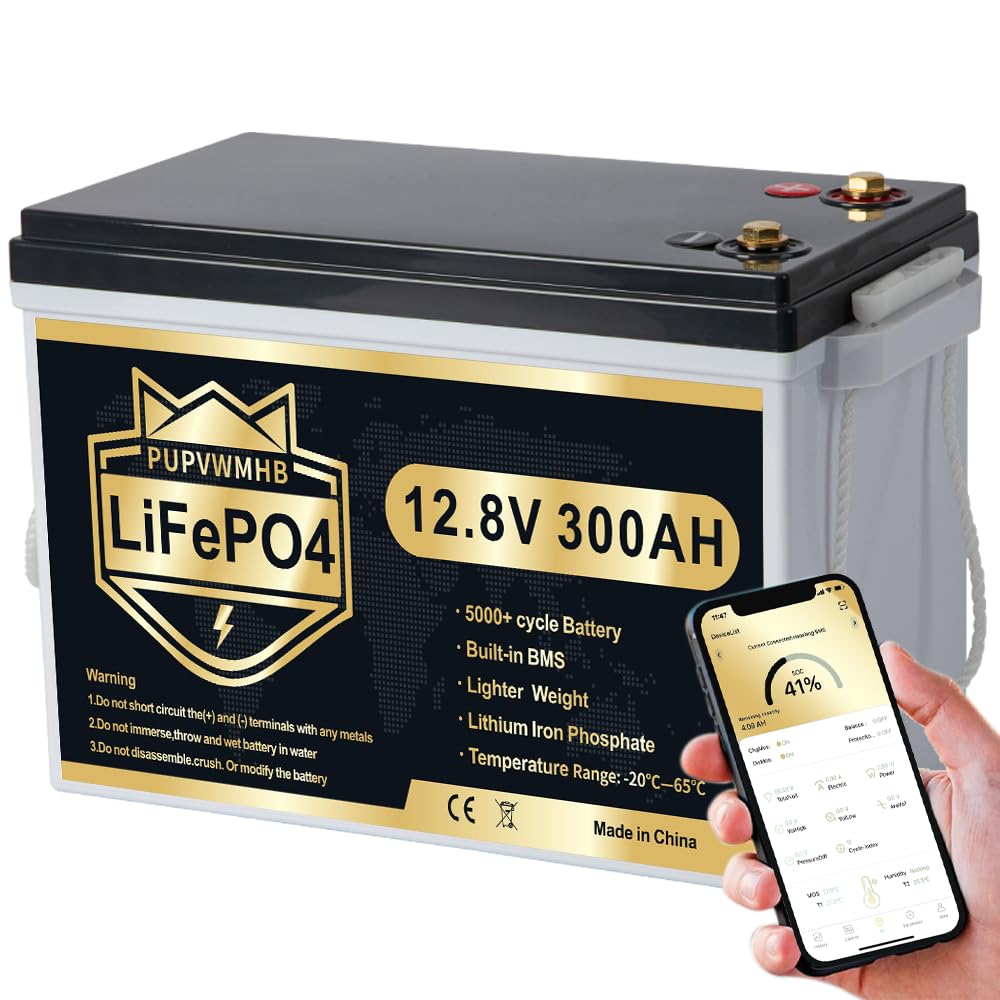 300Ah Lithium LiFePO4 Battery with Bluetooth O68551