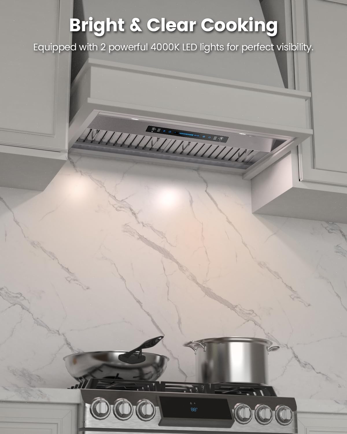 36 Inch 900 CFM Range Hood Insert G223