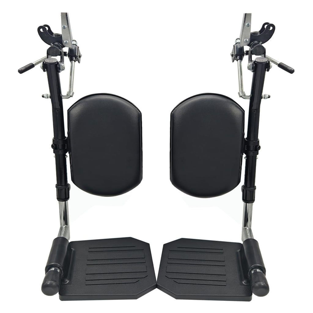 Black Padded Wheelchair Legrest Assembly E119