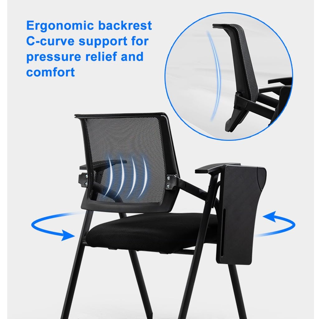 Mesh Office Chair with Lumbar Support and Desk L925017