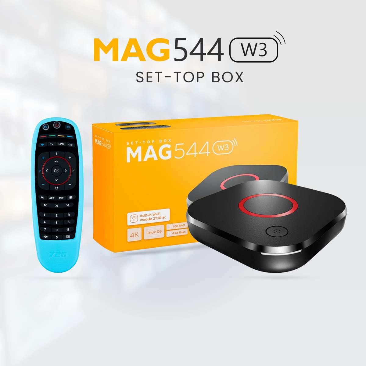 4K HDR Streaming Media Player with Wi-Fi 5G A4376