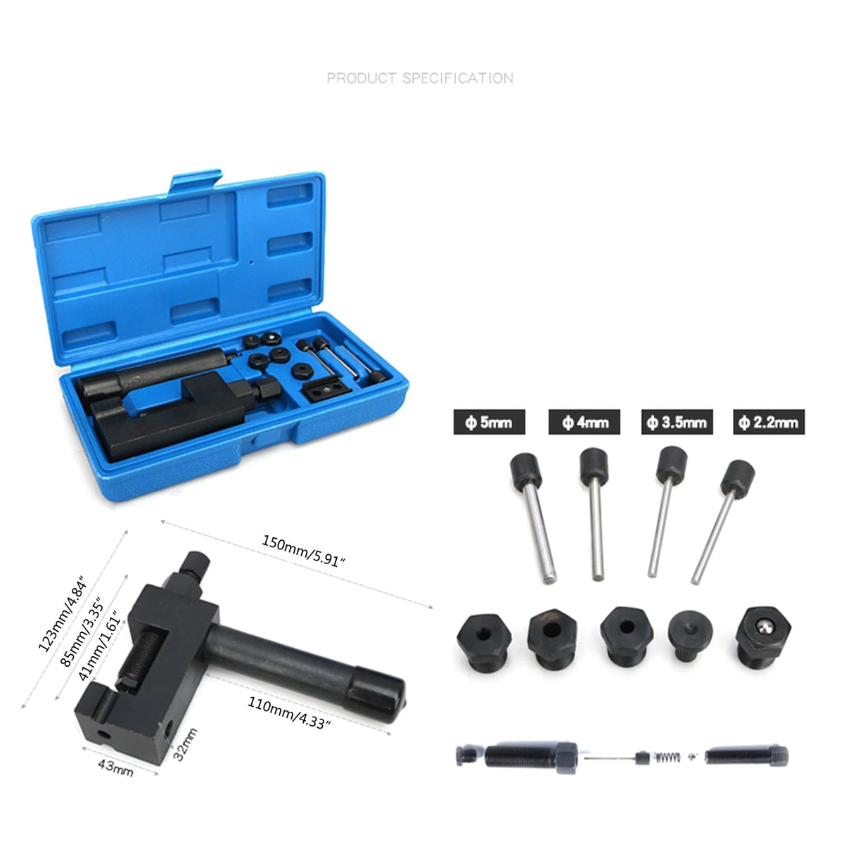 ATV Bike Drive Chain Cutter Breaker Riveting Set X659
