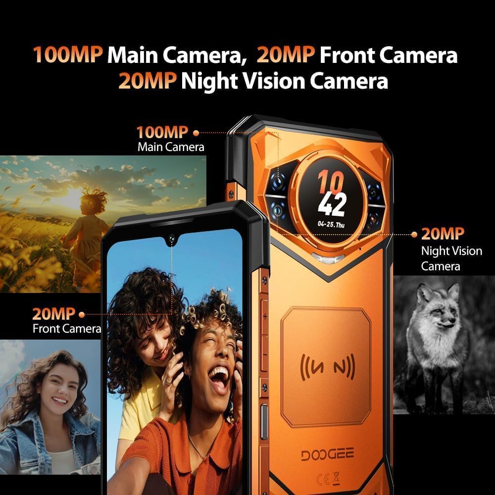 Black 5G Rugged Smartphone T268505