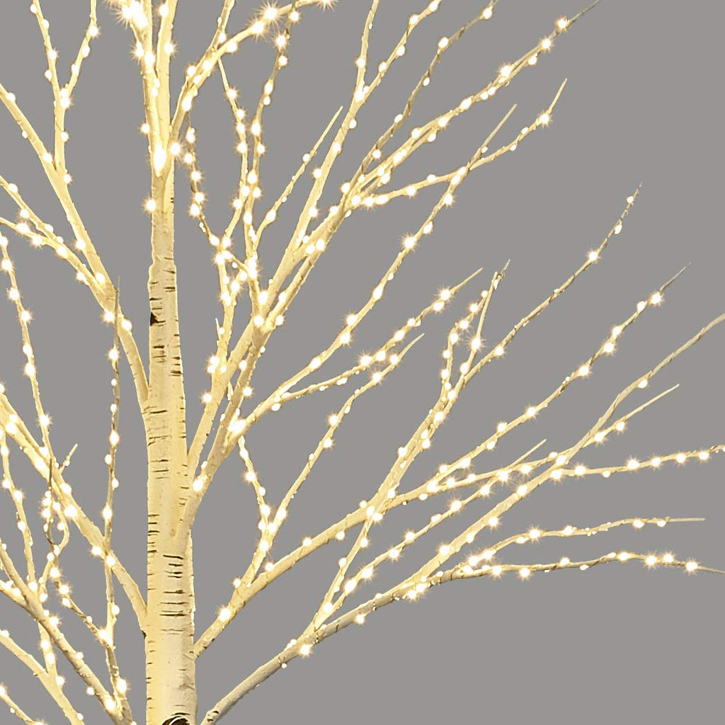Lighted Birch Twig Tree with Fairy Lights 4FT 200 LED F4558