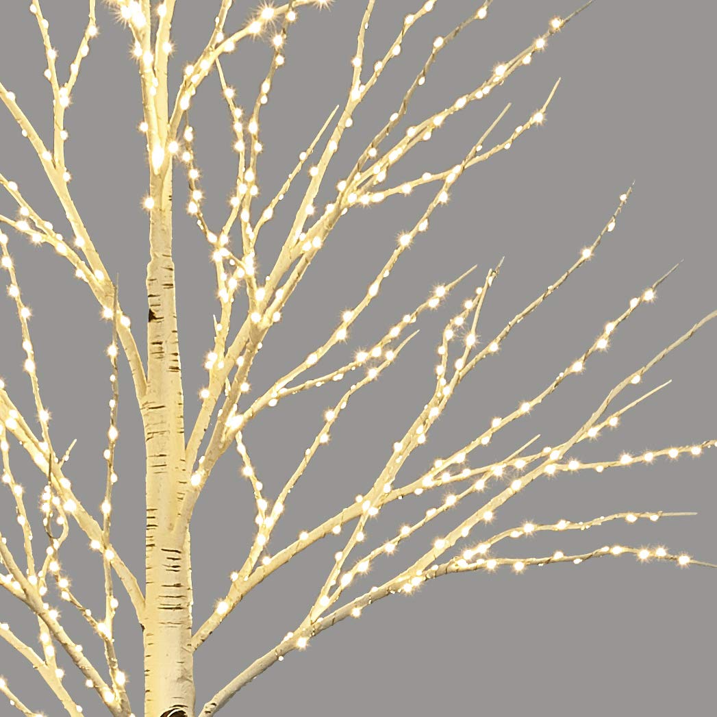 Lighted Birch Twig Tree with Fairy Lights 4FT 200 LED F4558