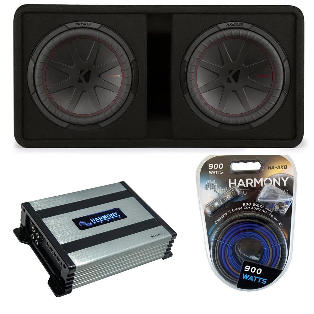 Dual 12" Loaded Sub Box with 800W Amp I689