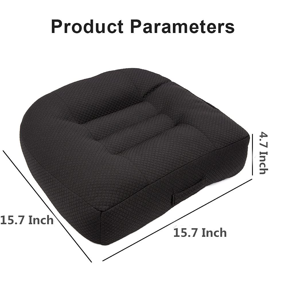 Car Booster Seat Cushion Pure Black M268481