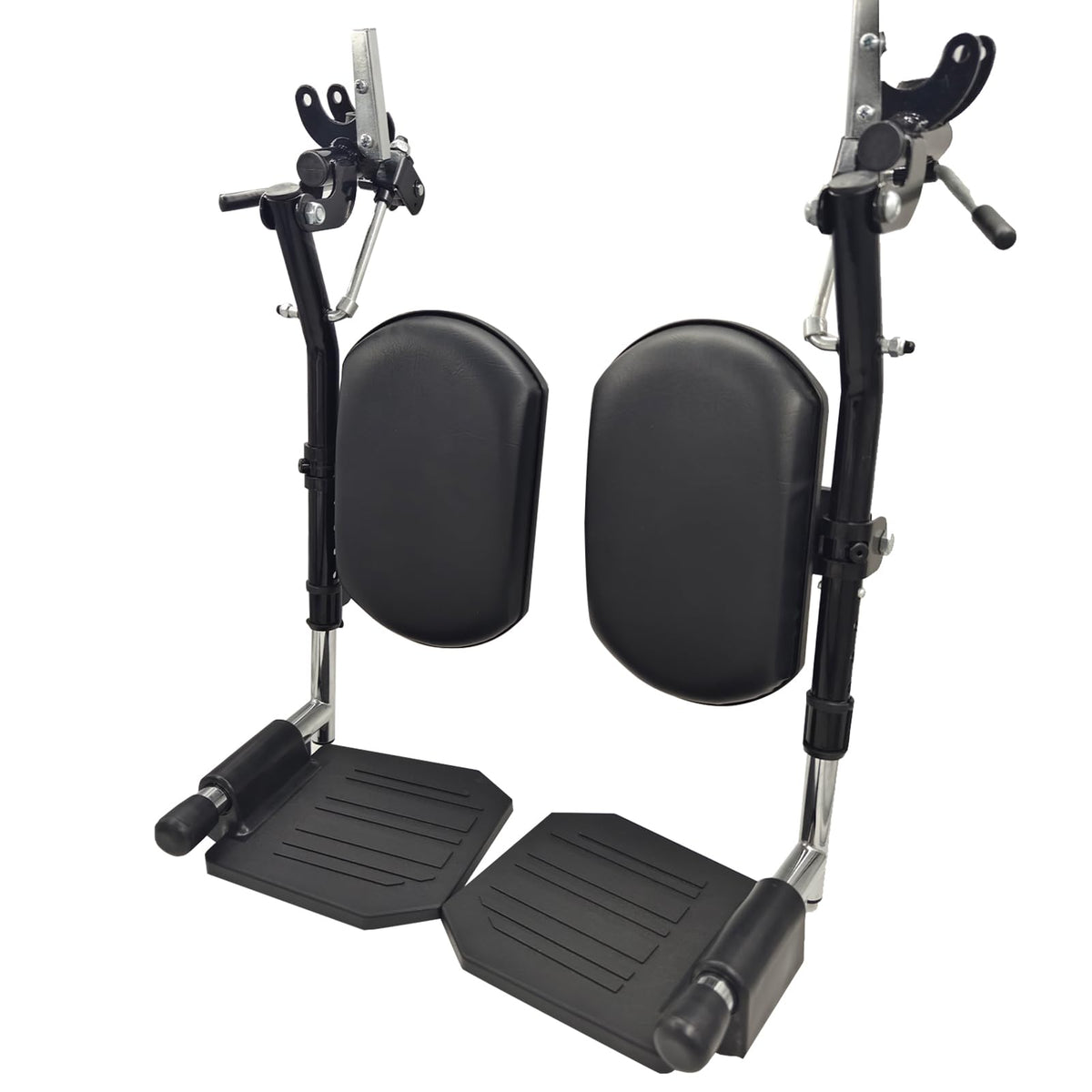 Black Padded Wheelchair Legrest Assembly E119