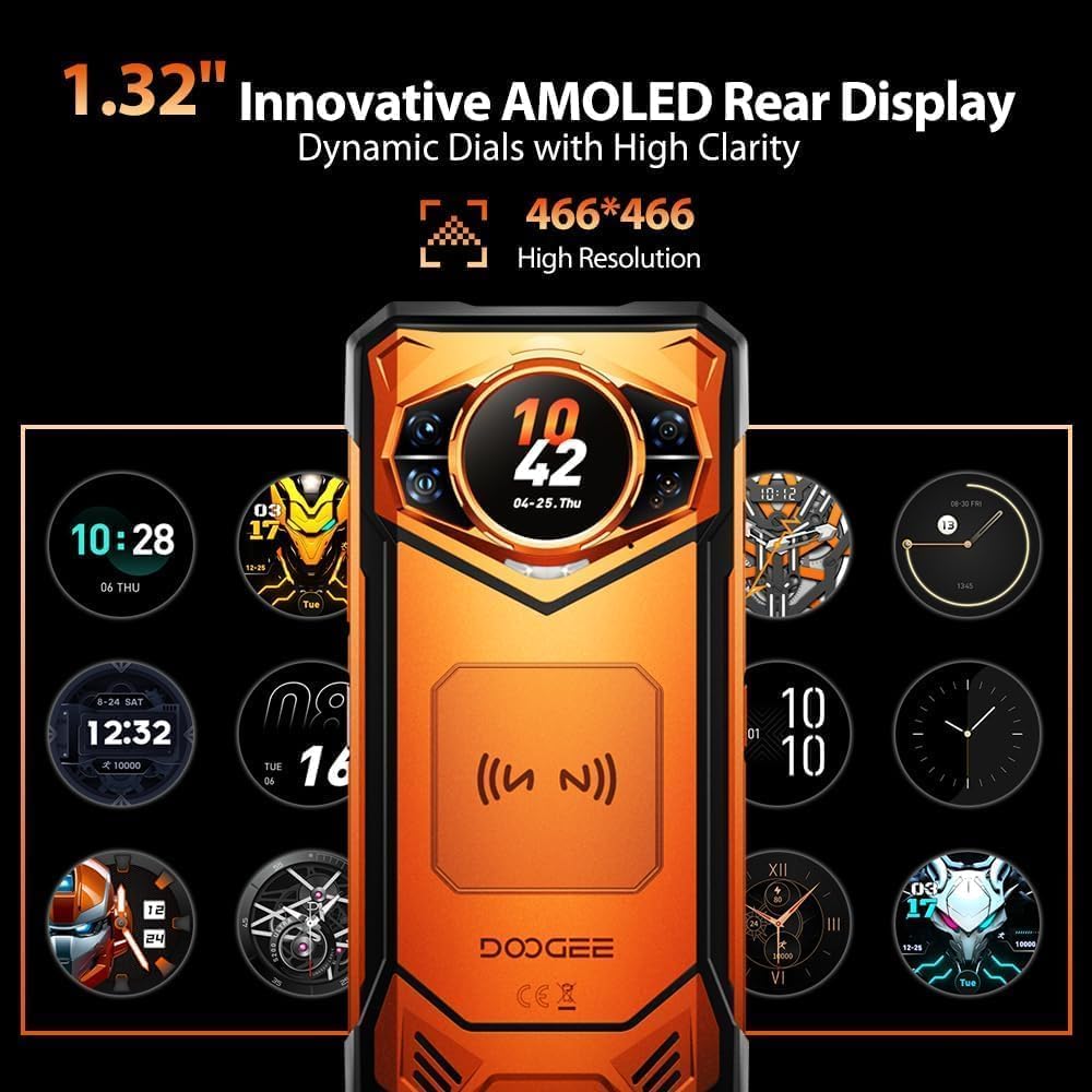 Black 5G Rugged Smartphone T268505