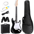 39 Inch Full Size Electric Guitar Kit with Strap, Amp, Case Bag and Strings I3672