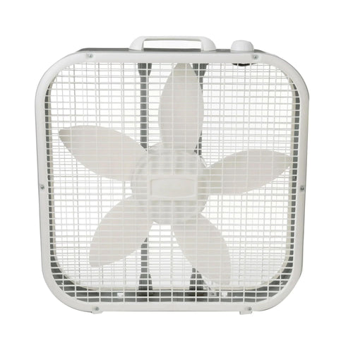 20" Classic Box Fan with 3 Speeds, White K8898