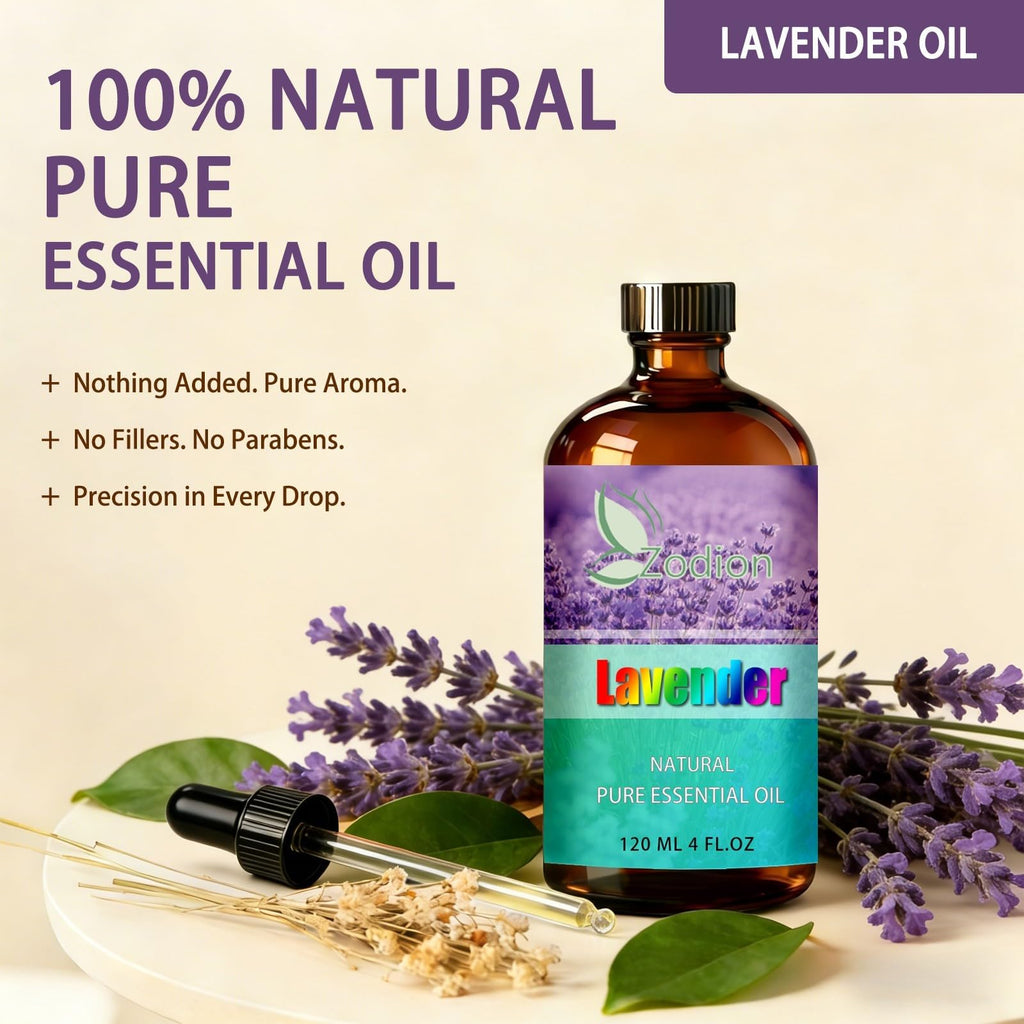 Lavender and Tea Tree Essential Oil 4 Fl Oz R7957