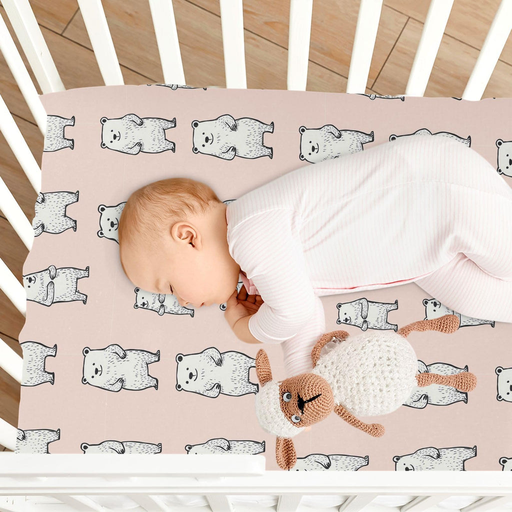 Soft Breathable Microfiber Crib Sheet, Standard Size 28in x 52in G6709