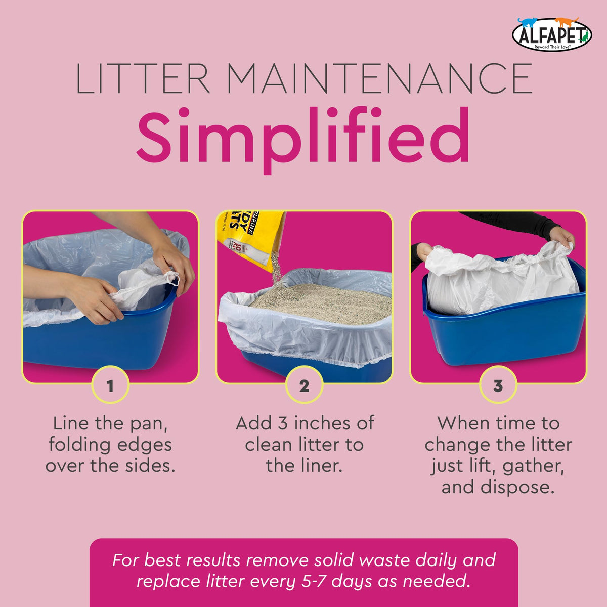 Elastic Cat Litter Box Liners Extra Giant 10 Count P773