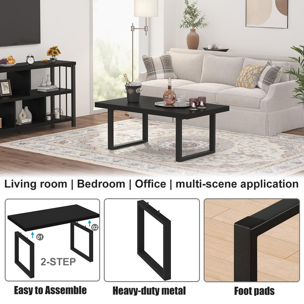 Black Wood Coffee Table K313