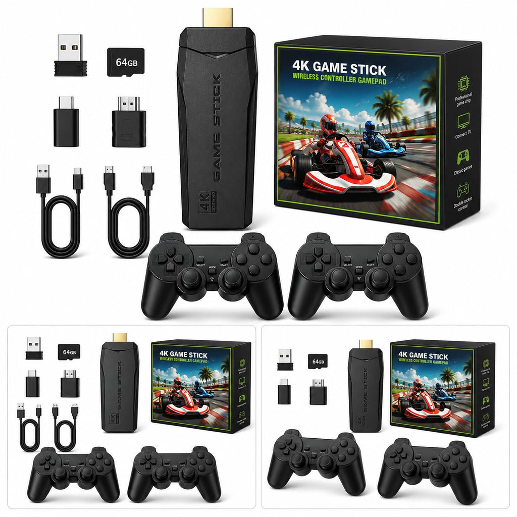 Retro Gaming Console 4K HDMI with 20,000+ Built-in Classic Video Games L166
