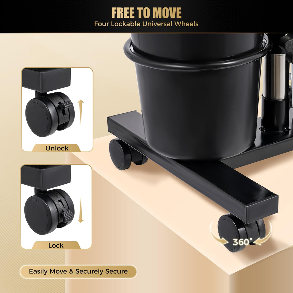 Portable Shampoo Basin with 2 Buckets, Height Adjustable Y805