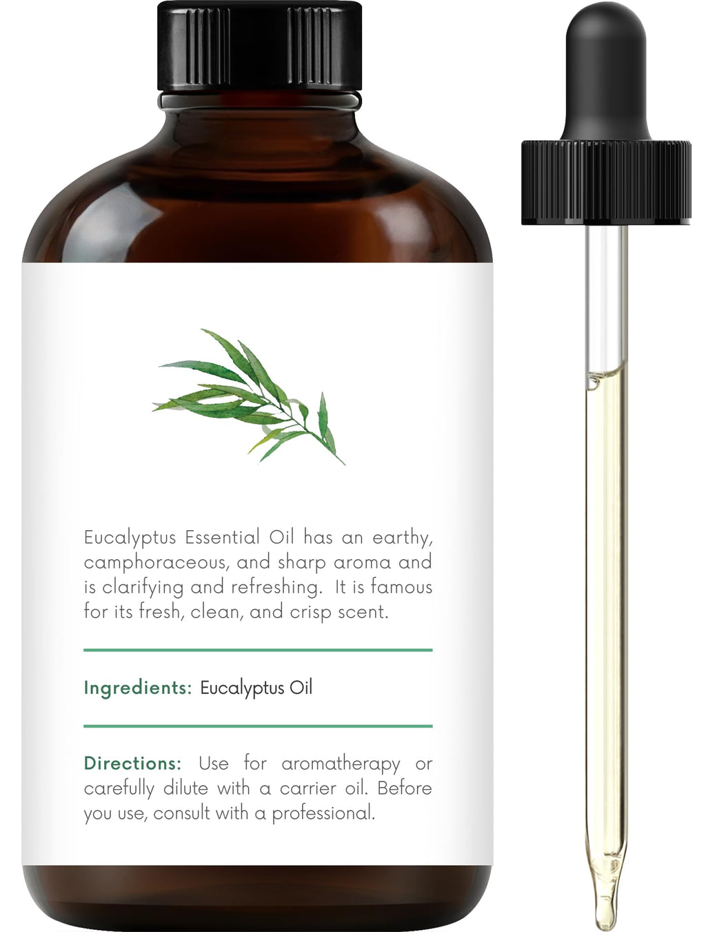Eucalyptus Tea Tree and Lavender Essential Oil Set 4 Fl. Oz Y648812