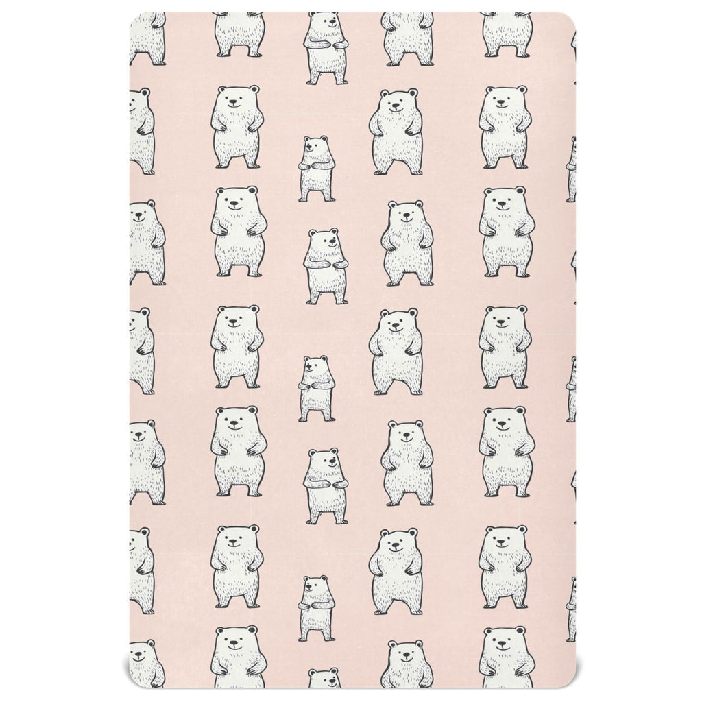 Soft Breathable Microfiber Crib Sheet, Standard Size 28in x 52in G6709