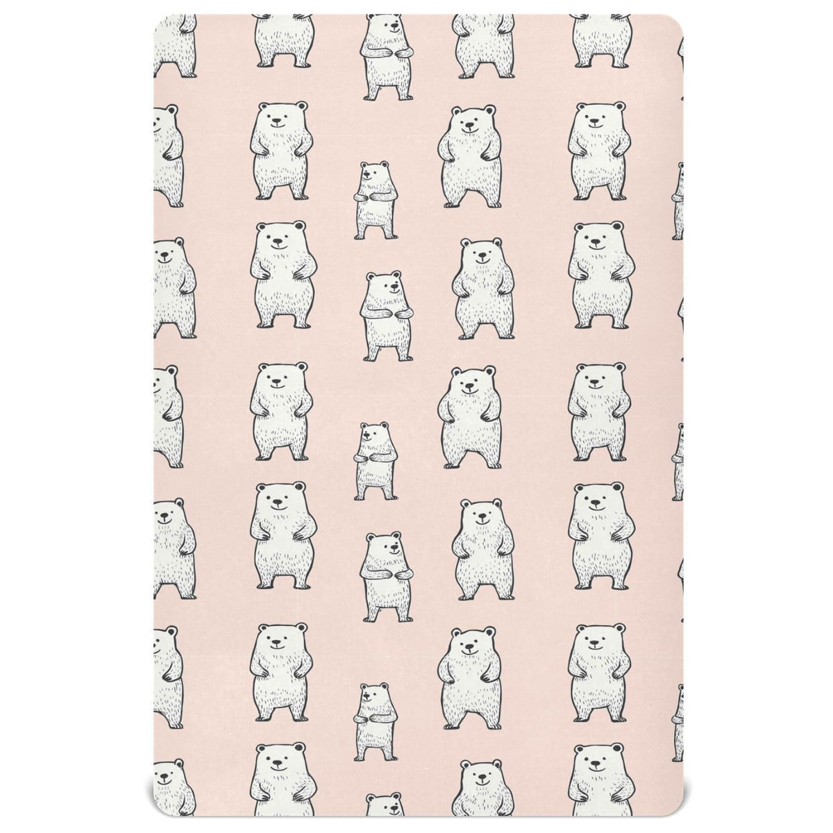 Soft Breathable Microfiber Crib Sheet, Standard Size 28in x 52in G6709
