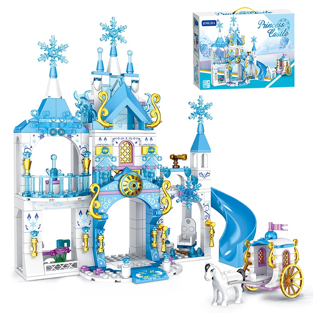 Girls Castle Building Blocks 377 Pieces Construction Toys Set P229