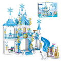 Girls Castle Building Blocks 377 Pieces Construction Toys Set P229