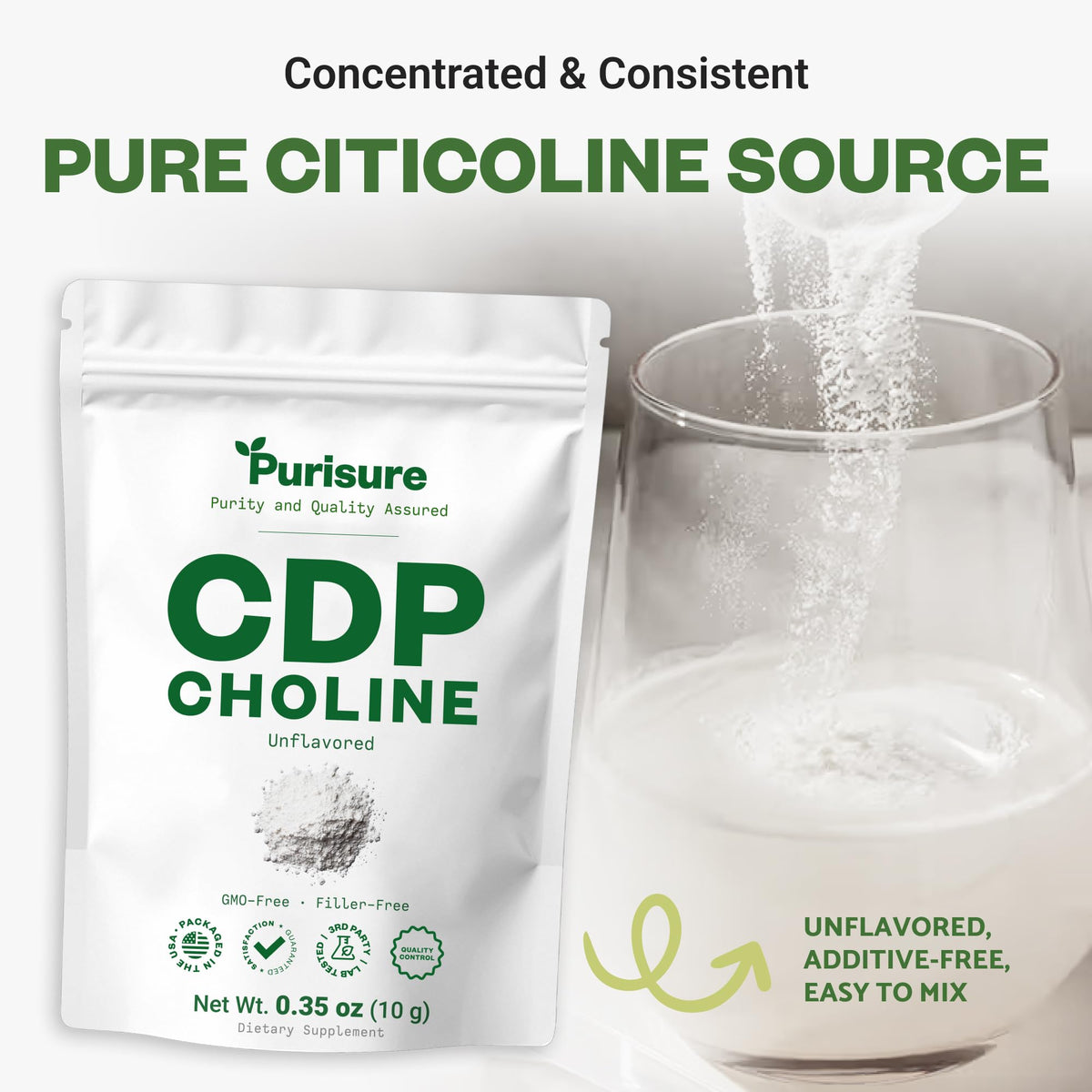 CDP Choline Powder 10g 40 Servings G180518