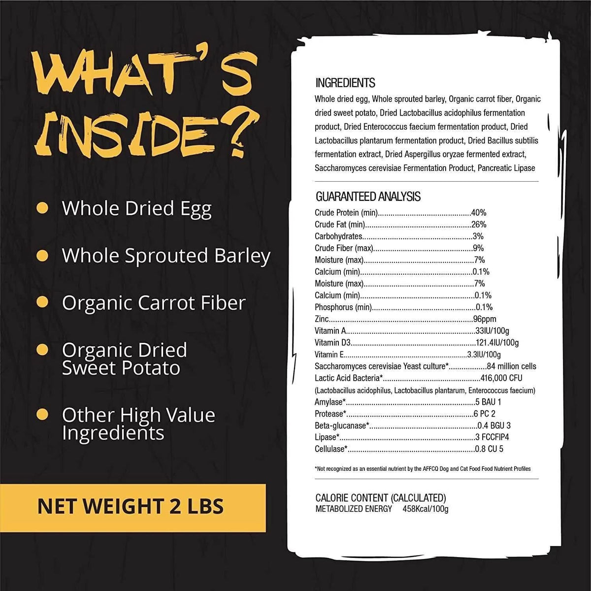Natural Weight Gainer Dog Food Topper 2 lbs V218974