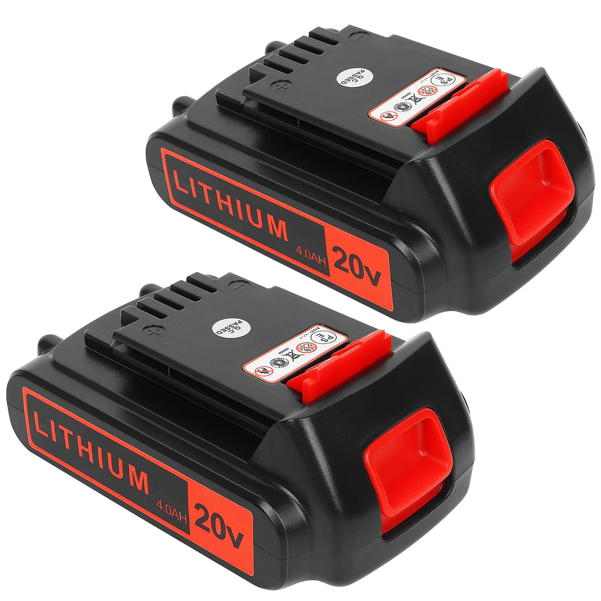 2 Pack 4000mAh 20V Lithium Ion Battery H45875