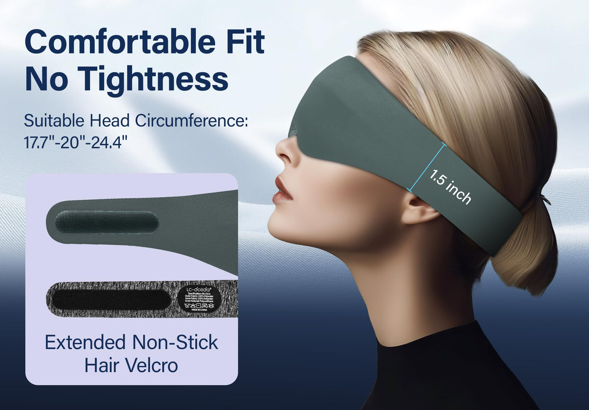 Silk Sleep Mask with Bluetooth Headphones T95377