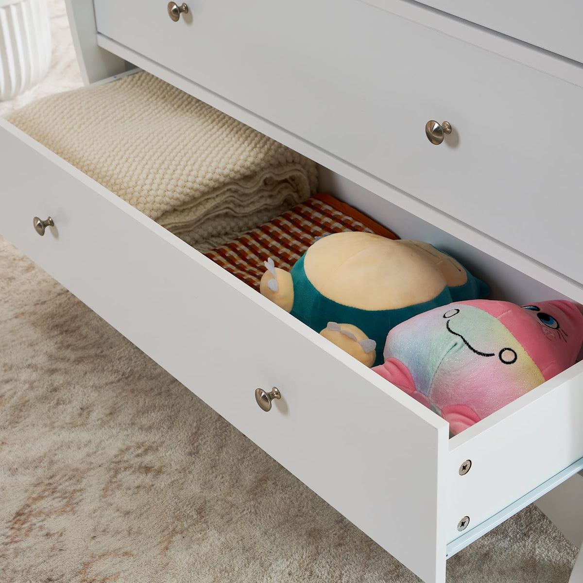 White Changing Table Dresser B772