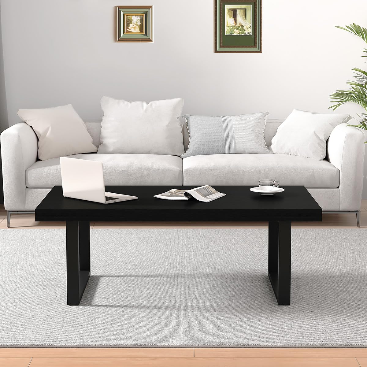 Black Wood Coffee Table K313