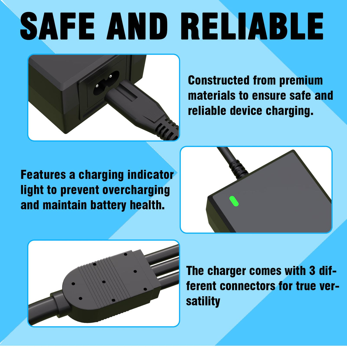 42V 2A Charger for 36V Lithium Battery O105
