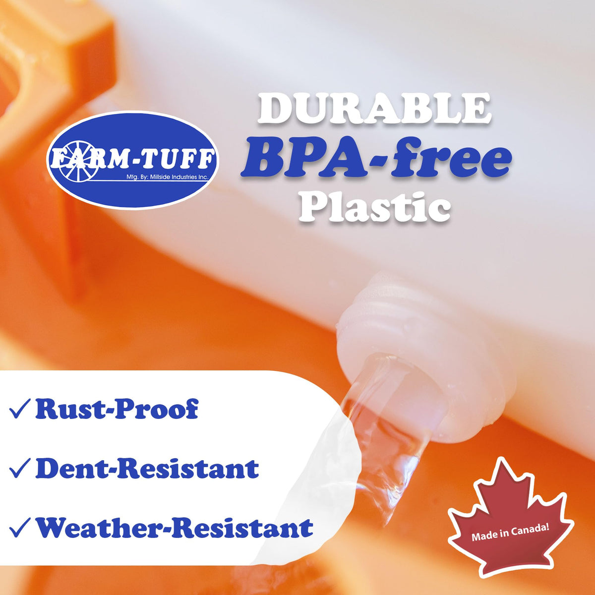 7 Gallon BPA-Free Plastic Poultry Waterer O813224