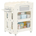 Foldable Portable Baby Changing Table with Storage Baskets L477