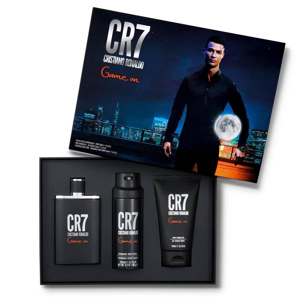 3 Pc Gift Set 3.4oz EDT Spray, 5.1oz Shower Gel, 4.1oz Body Spray C185