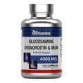 Glucosamine Chondroitin MSM 240 Capsules 4,000 mg Joint Support Supplement P11648